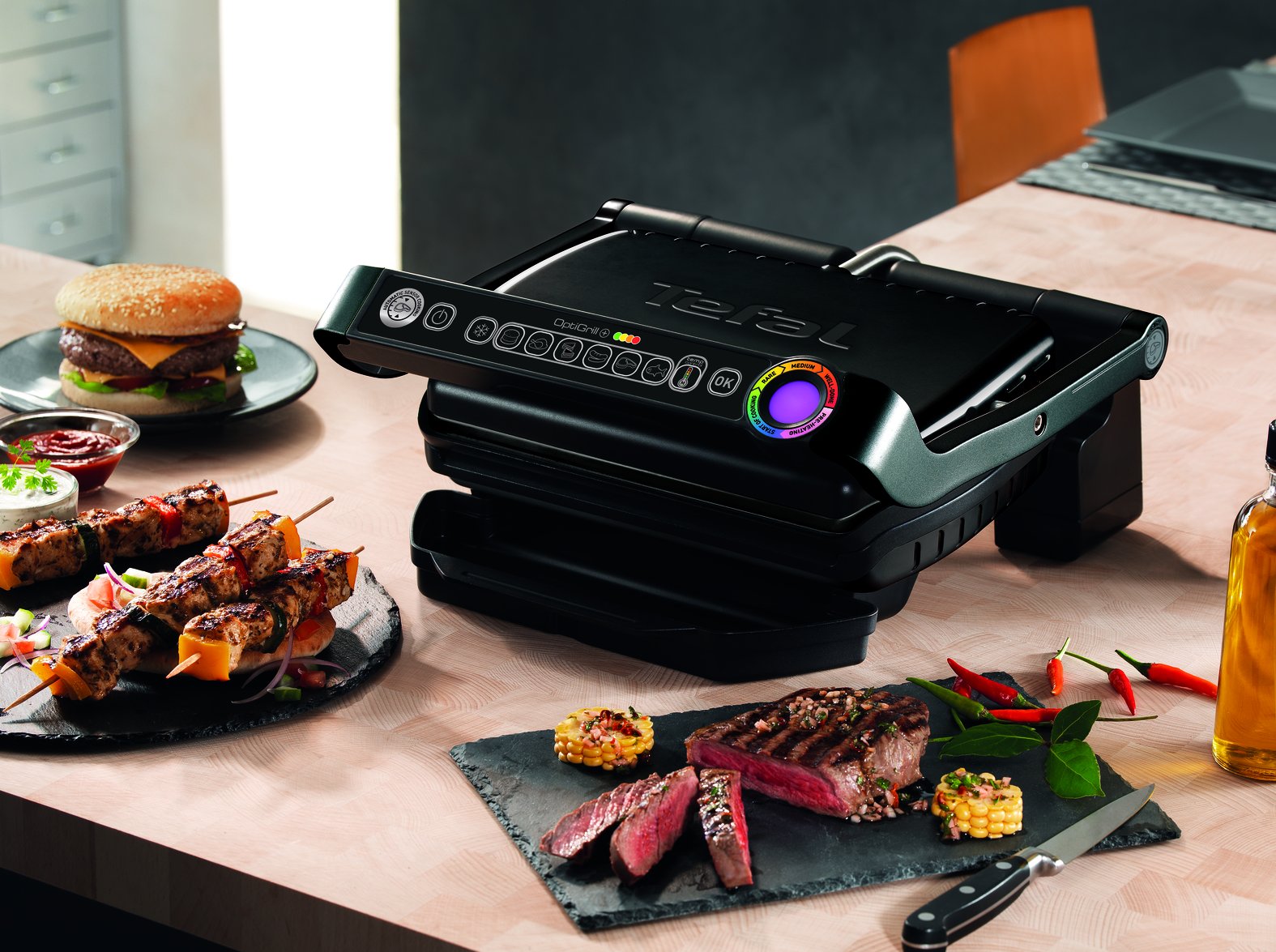 tefal-optigrill-gc7128-kontaktgrill-schwarz-6-automatikprogramme-manueller-modus image 6