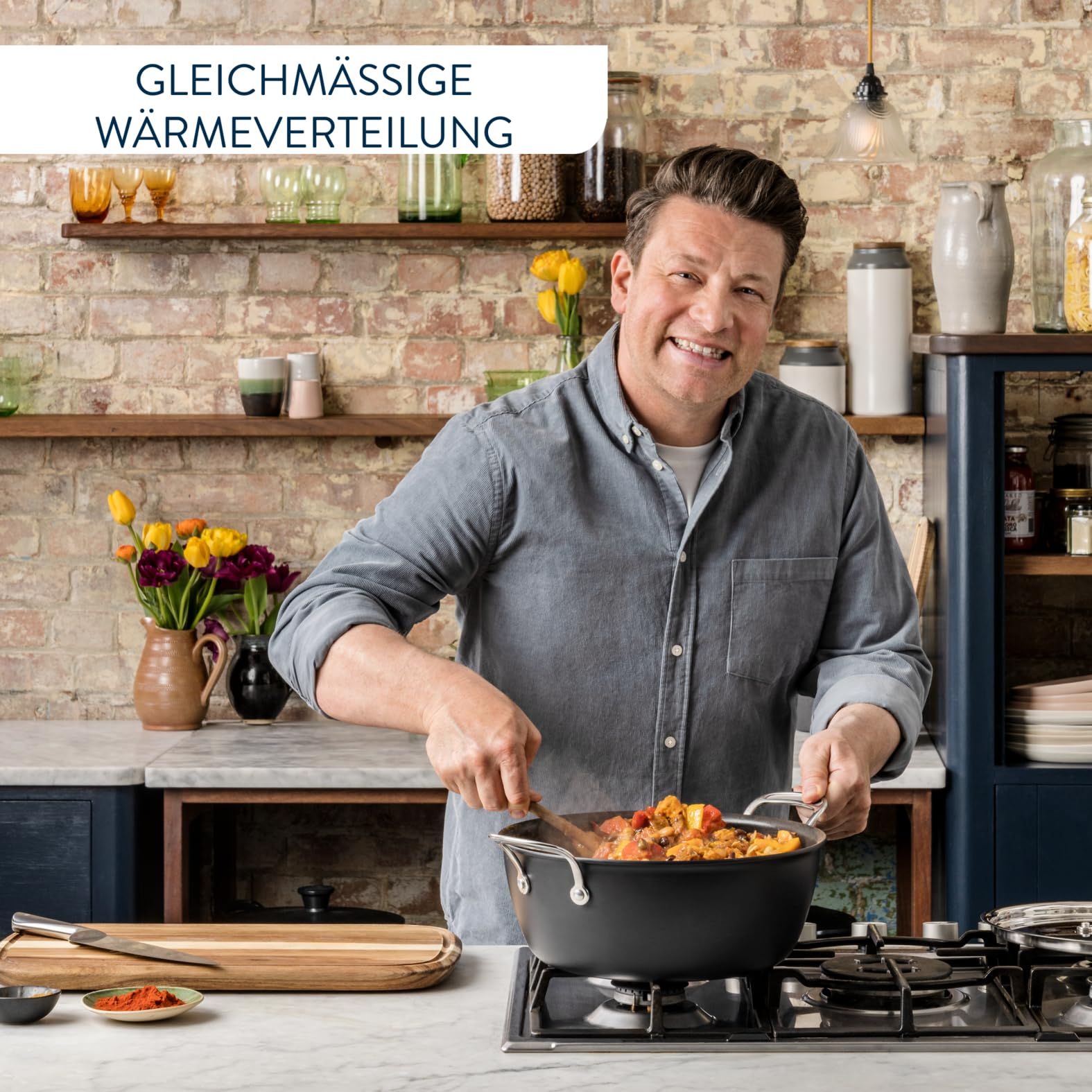 tefal-jamie-oliver-batch-cooking-kochtopf-30-cm-mit-deckel-harteloxiert-antihaft image 4