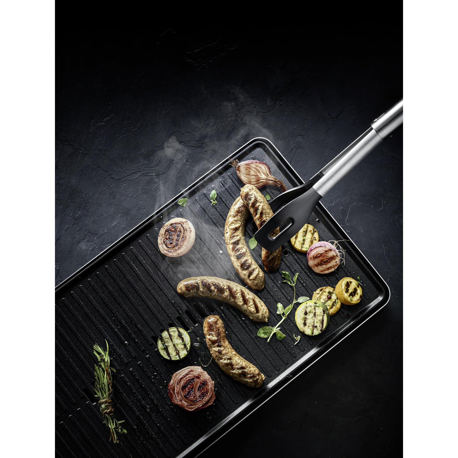 wmf-bbq-servierzange-32-5-cm-cromargan-edelstahl-grill-fleischzange-mit-kunststo image 2