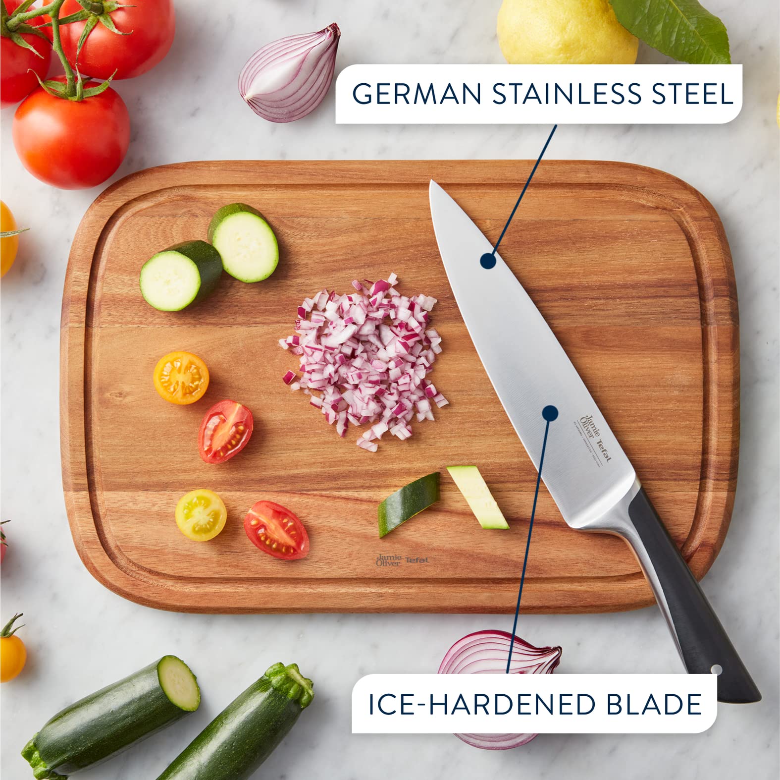 tefal-jamie-oliver-messerblock-7-teilig-k267s7-6-k-chenmesser-aus-eisgeh-rtetem- image 3