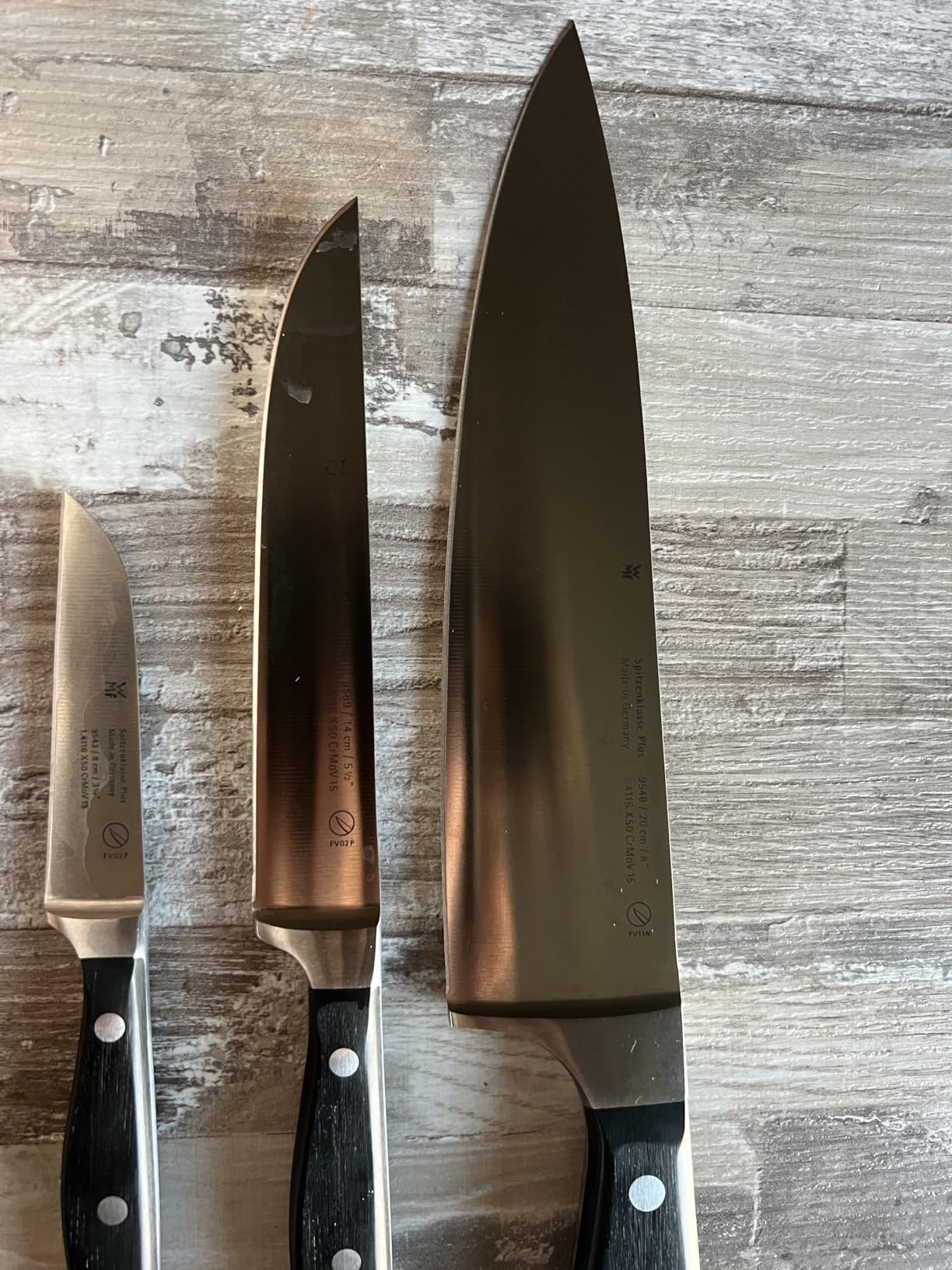 Top Messer, Spülmaschine vermeiden