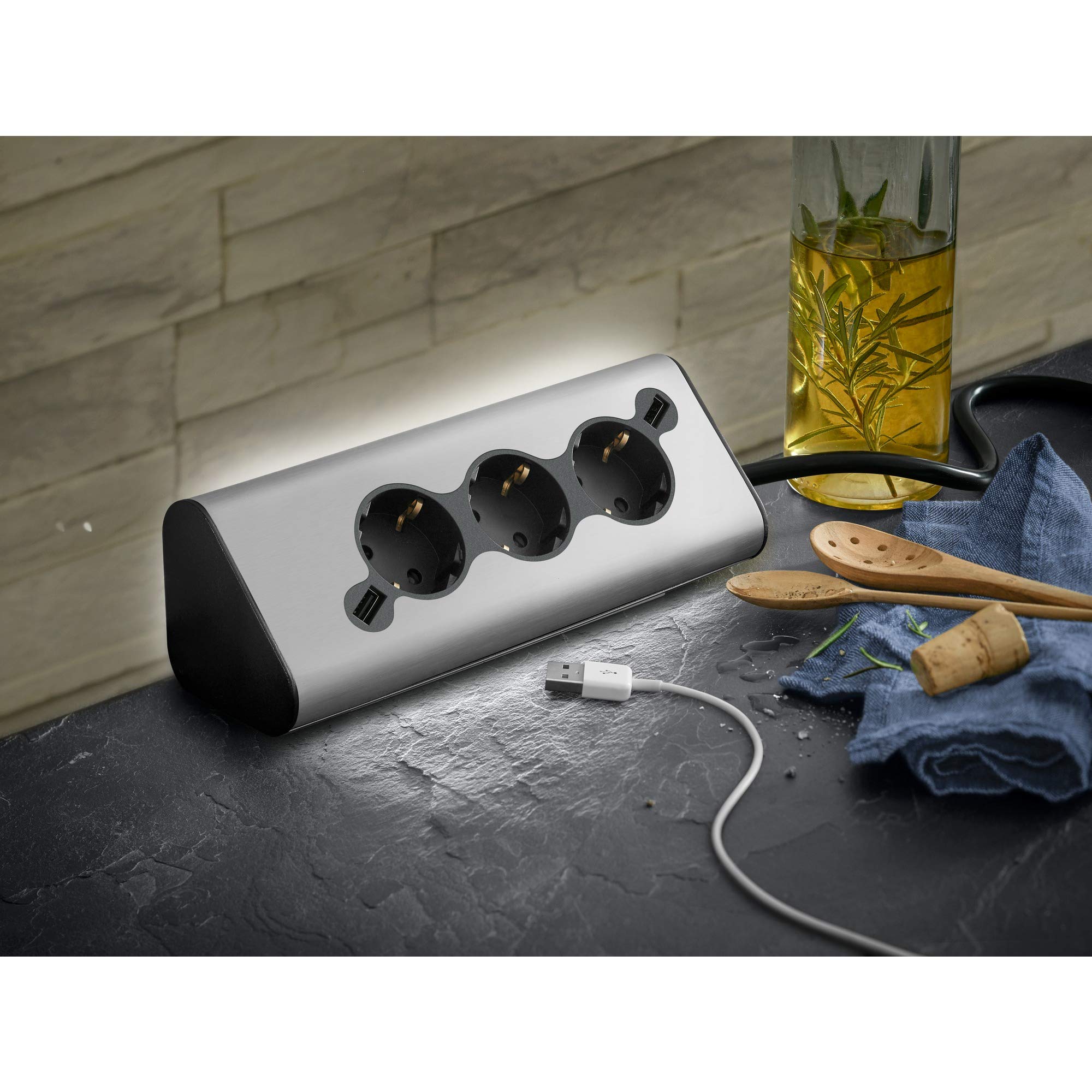 wmf-ambient-multi-stecker-pro-steckdosenleiste-mit-3-steckdosen-2-usb-anschl-sse image 2