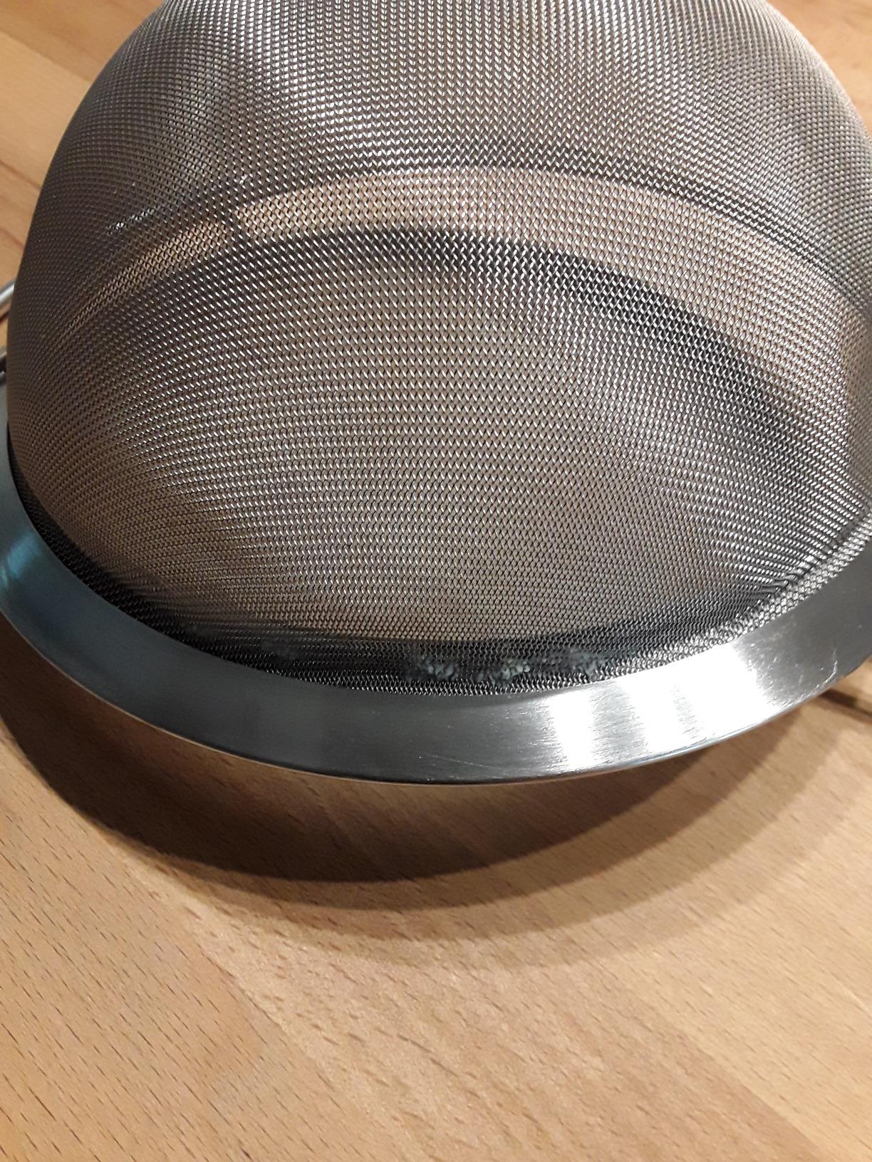 Gutes Sieb mit kleinem Verbesserungspotenzial