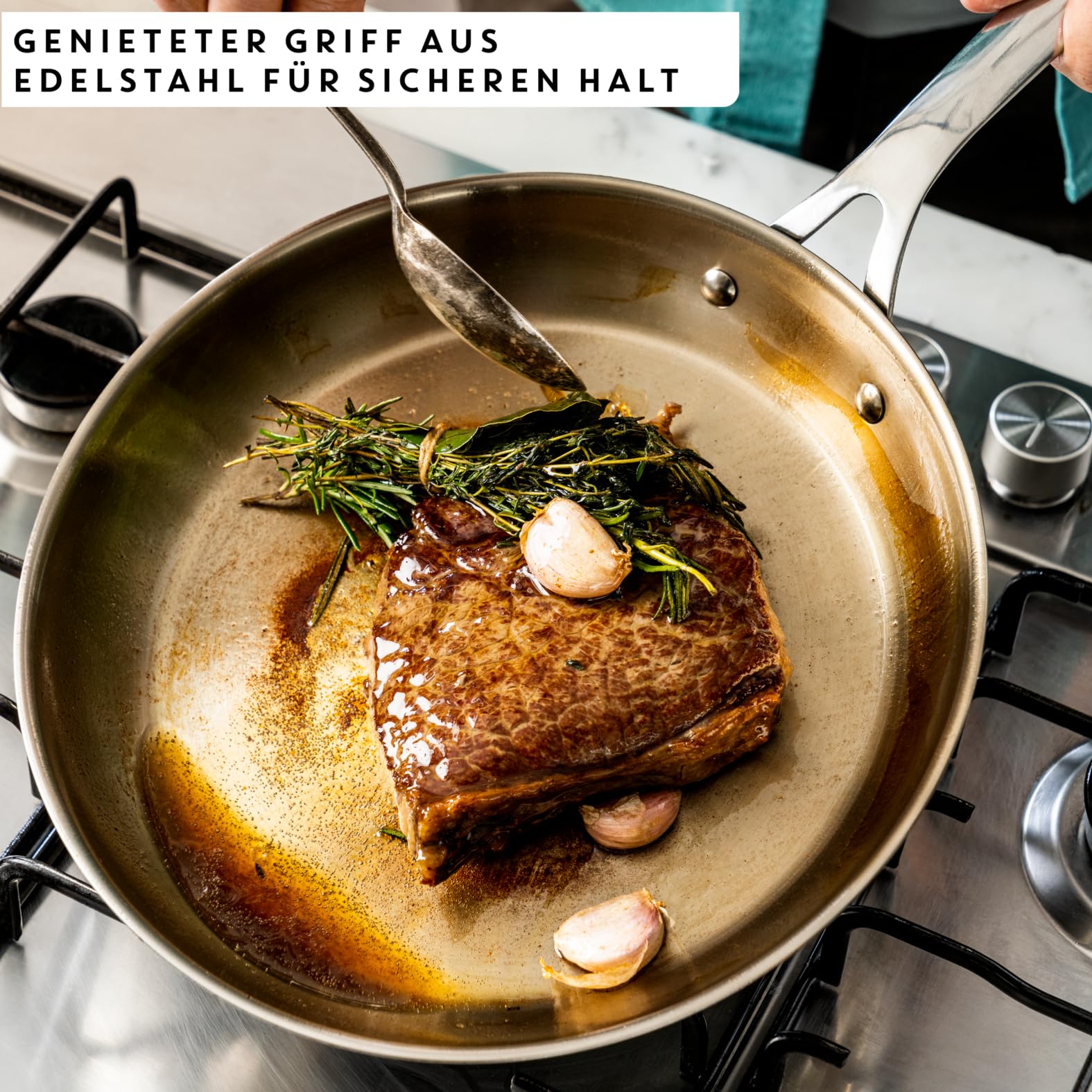 jamie-oliver-by-tefal-cook-smart-bratpfanne-28-cm-unbeschichteter-edelstahl-indu image 4