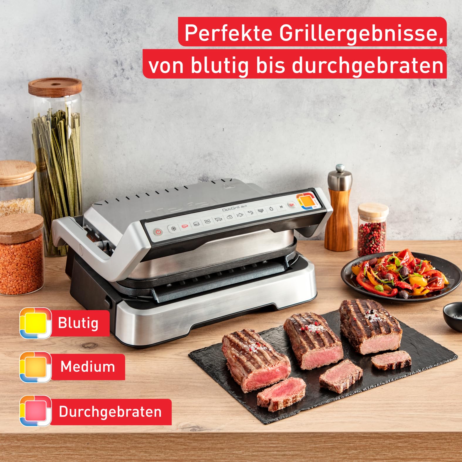 tefal-optigrill-4in1-gc776d10-intelligenter-grill-bbq-backofen-und-komplettmahlz image 3