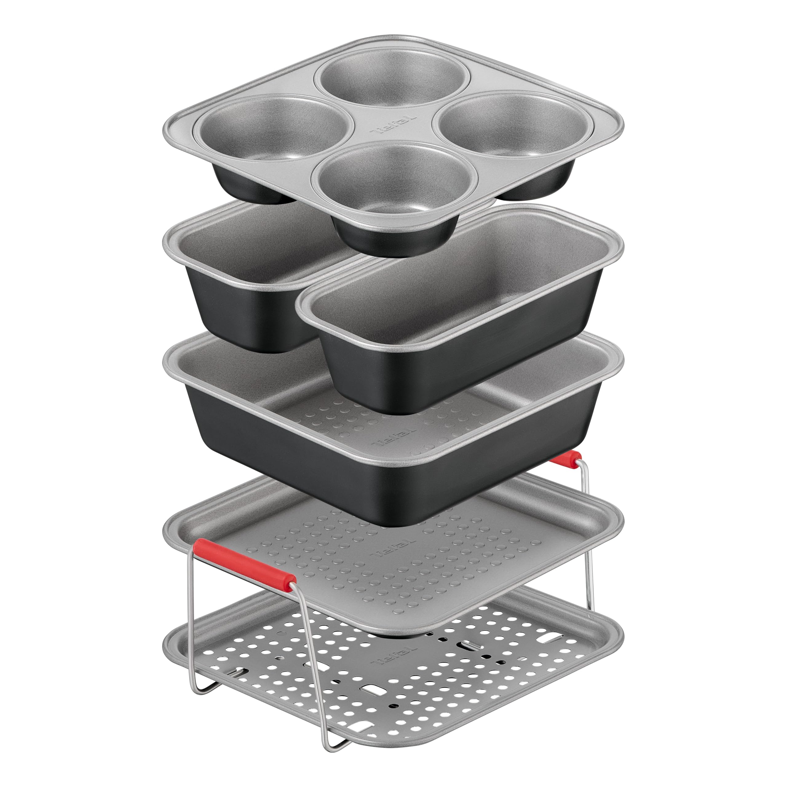 tefal-dail-easy-6-tlg-hei-luftfritteusen-accessoires-set-mit-lochblech-tablett-b image 1