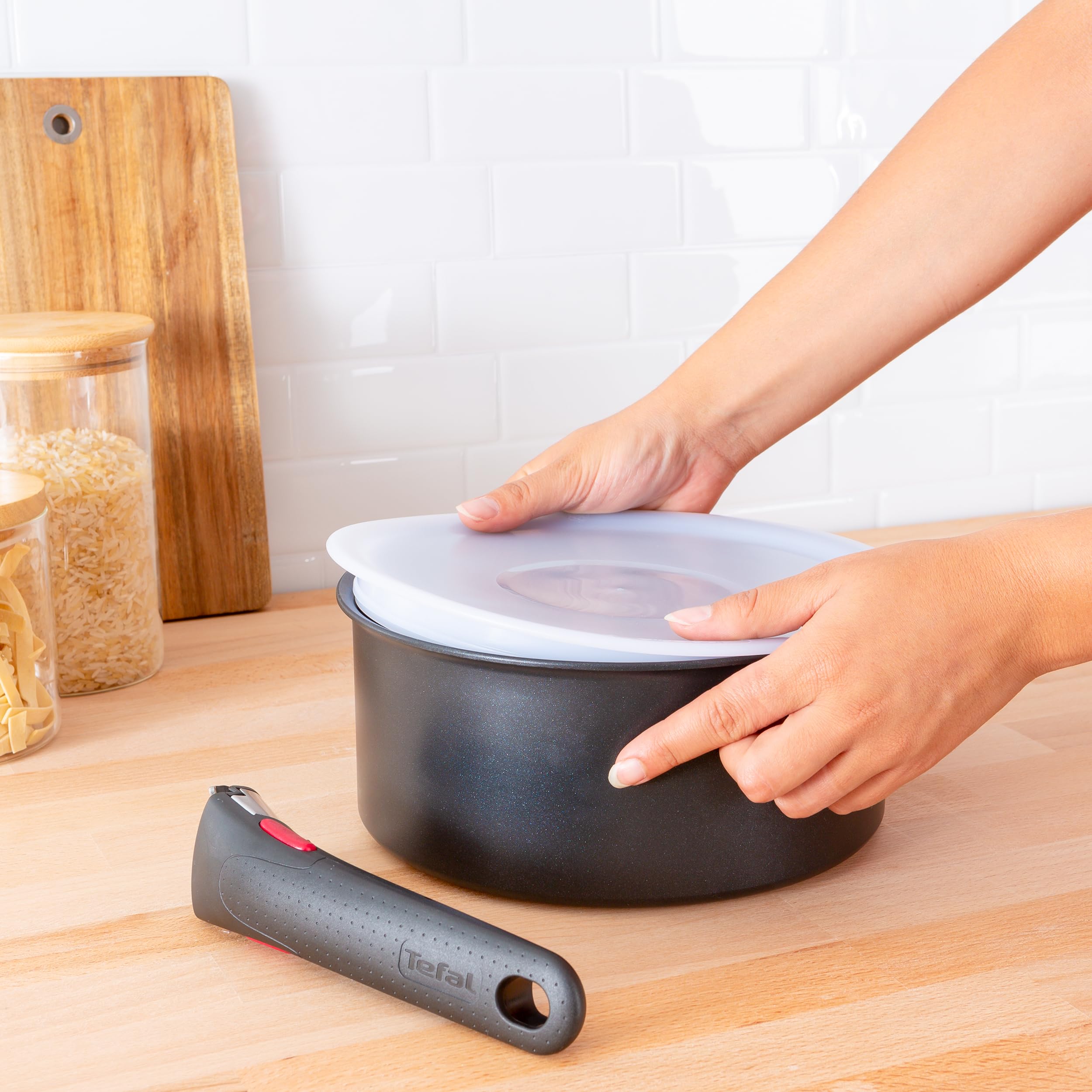 tefal-ingenio-kunststoffdeckel-3-teiliges-set-16-18-20-cm-hermetischer-verschlus image 2