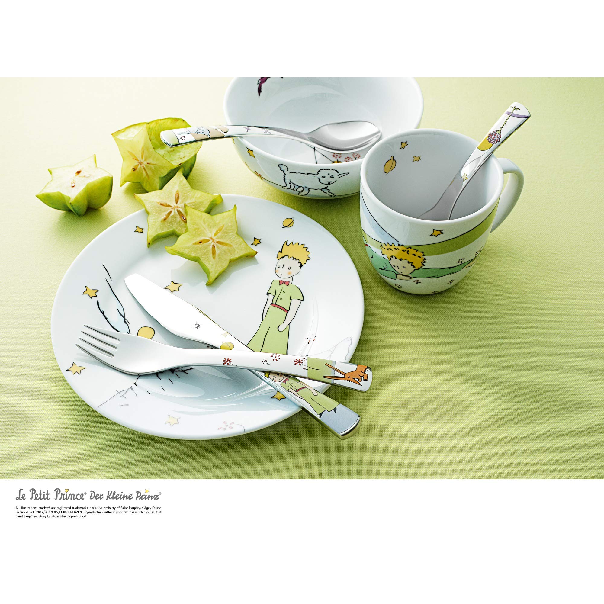 wmf-der-kleine-prinz-kinder-geschirrset-6-teilig-kindergeschirr-mit-kinderbestec image 2