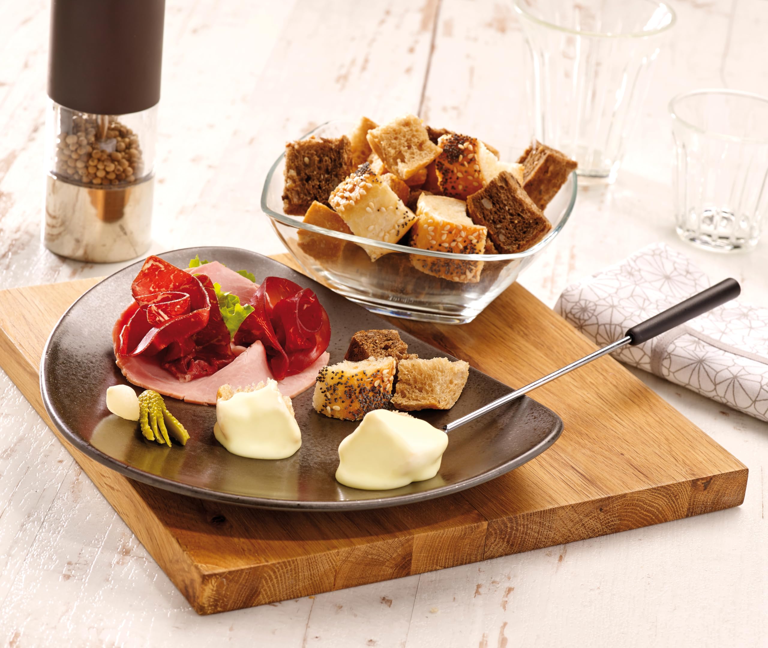tefal-ef3000-fondue-base-ronde-elektrisches-fondue-set-f-r-6-personen-1200-w-mit image 8