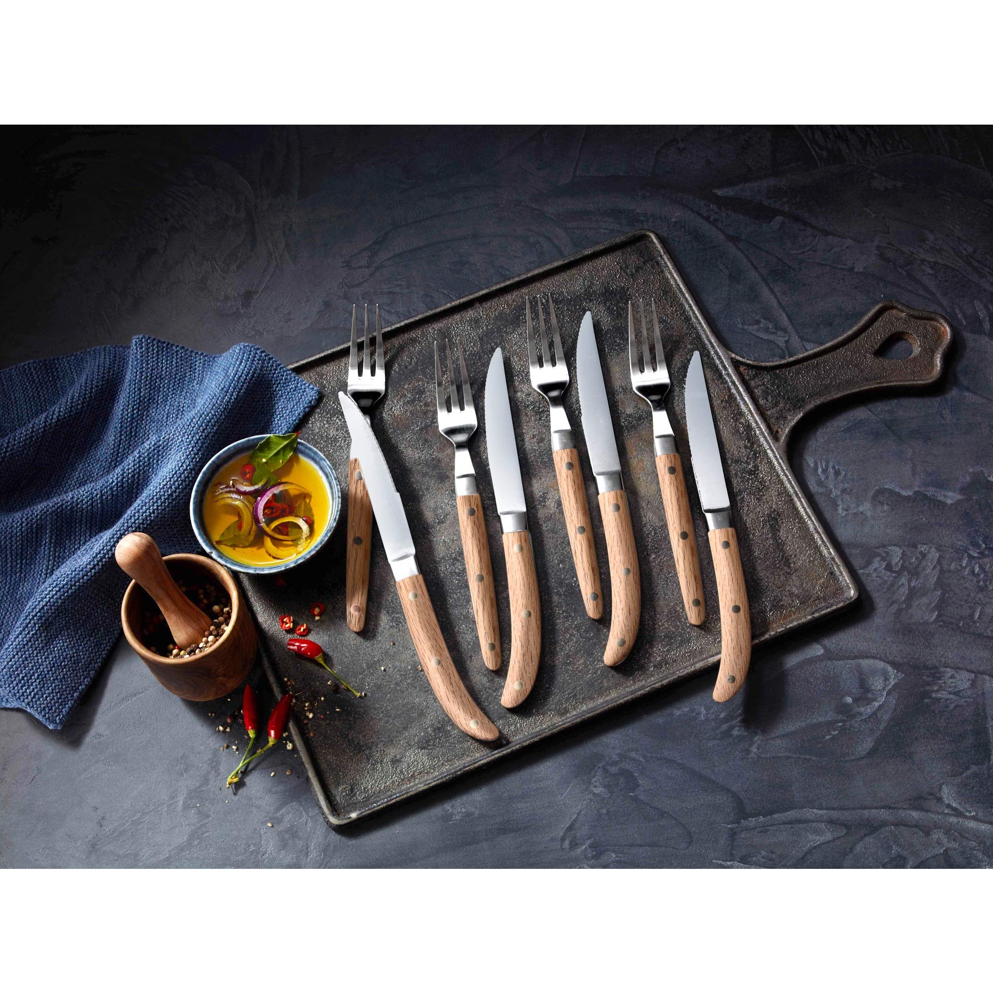 wmf-ranch-steakmesser-set-6-teilig-spezialklingenstahl-geschmiedet-mit-wellensch image 7