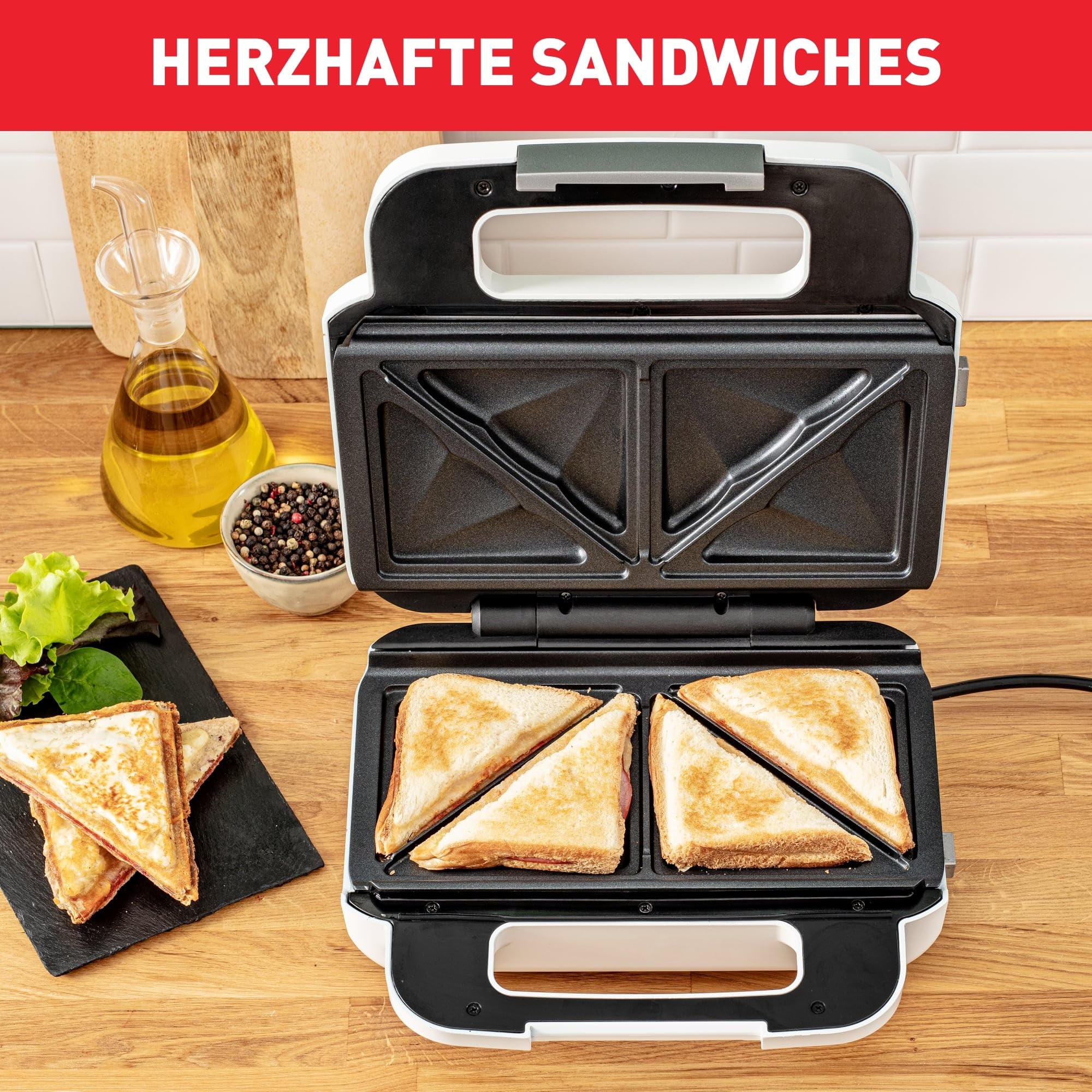 tefal-sw7011-snack-xl-sandwichmaker-waffeleisen-2-abnehmbare-antihaft-plattenset image 2