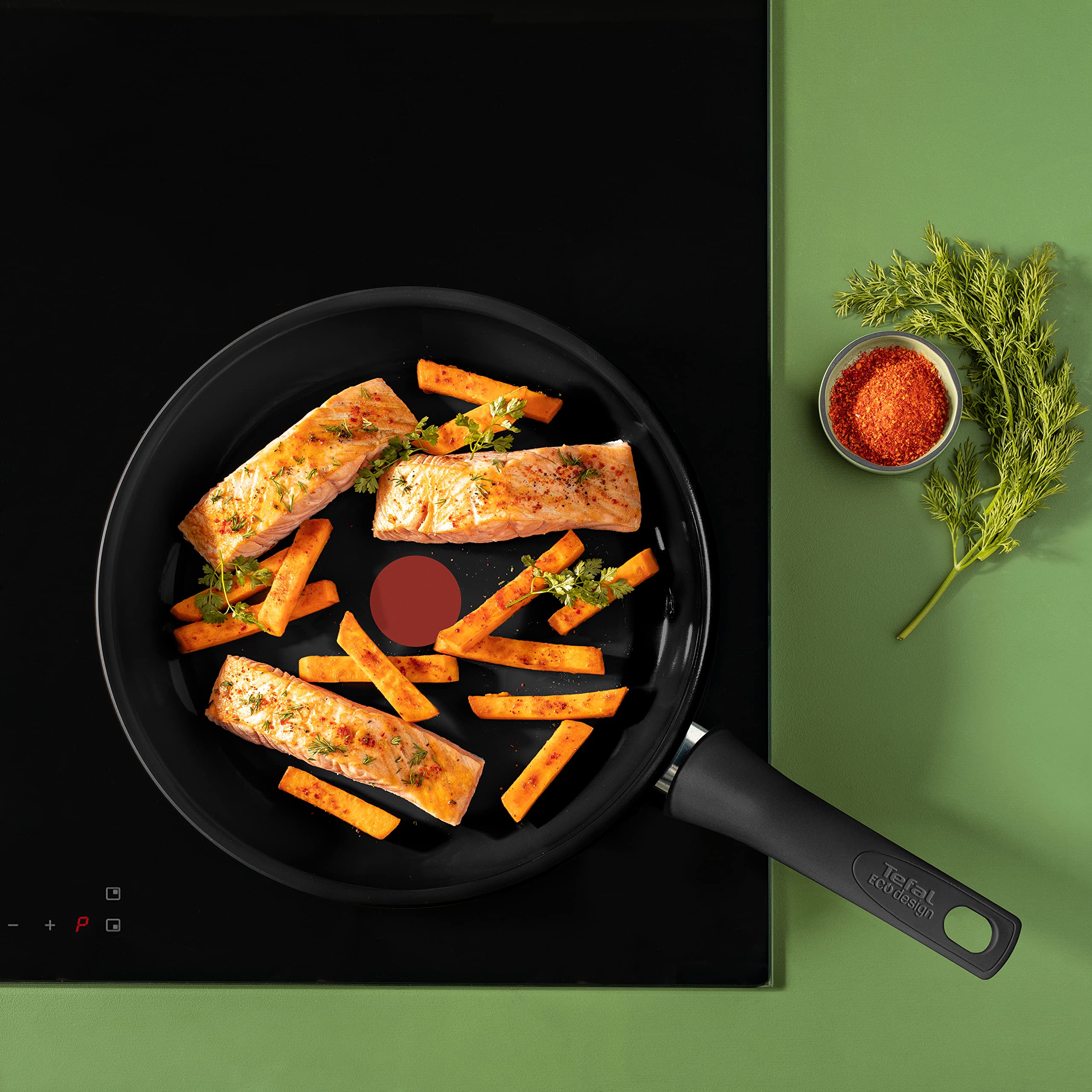 tefal-renew-on-black-c43506-bratpfanne-28-cm-keramikversiegelung-recycelt-thermo image 2