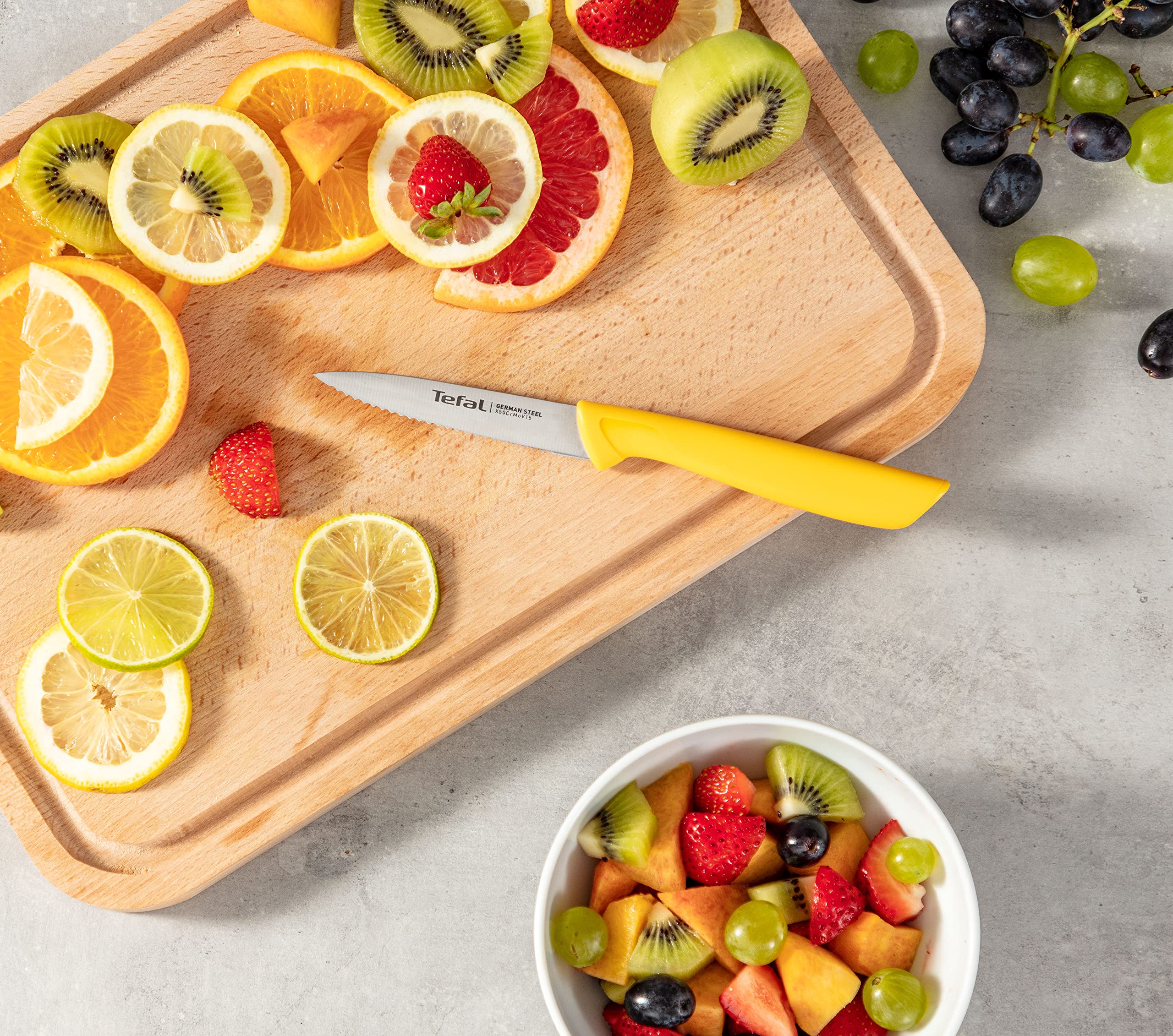 tefal-colorfood-k27321-sch-lmesser-8-cm-gezahnt-deutscher-edelstahl-gelb image 8