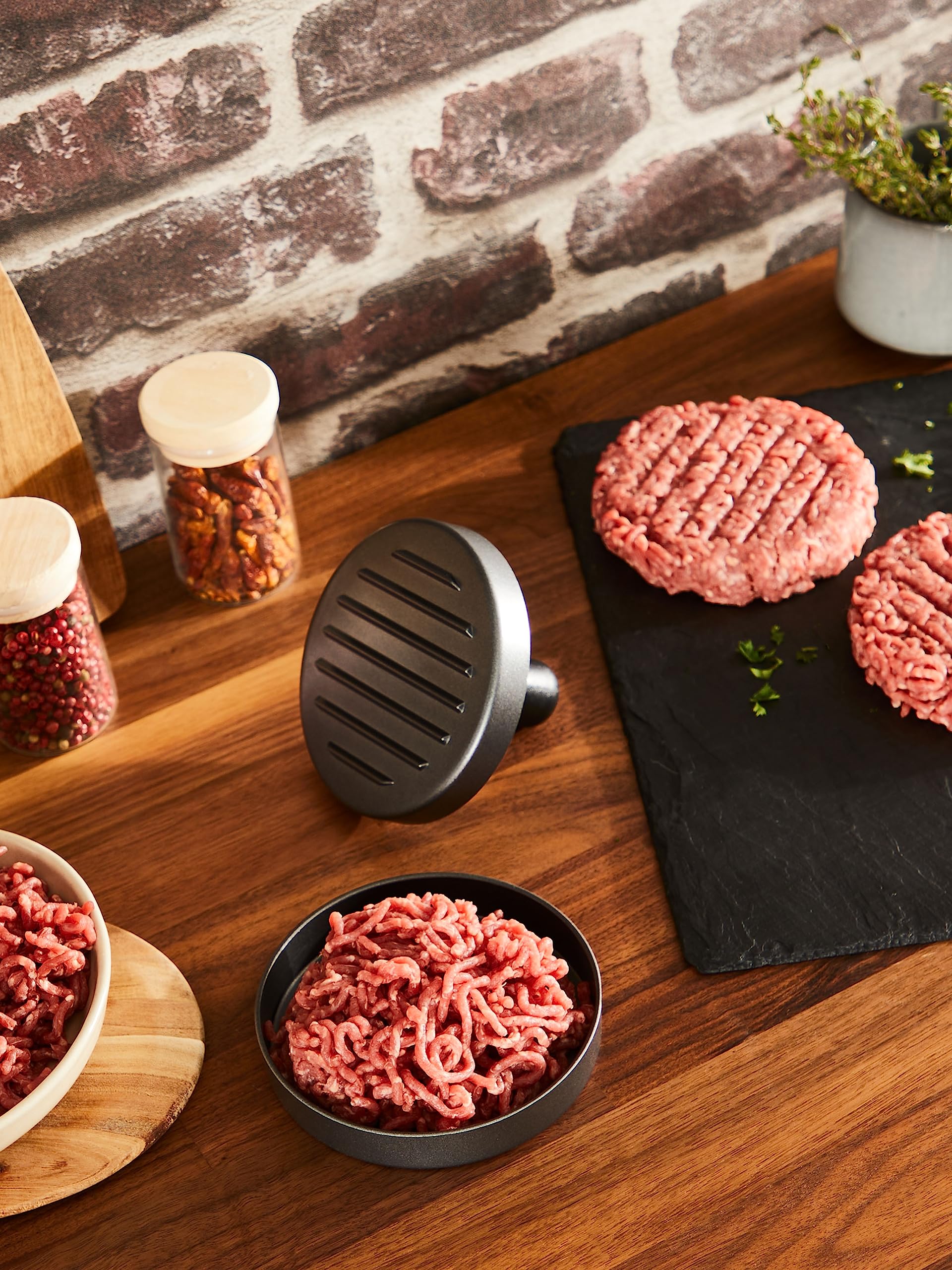 tefal-hamburger-presse-k18511-12-cm-f-r-fleisch-fisch-veggie-burger-antihaftbesc image 3