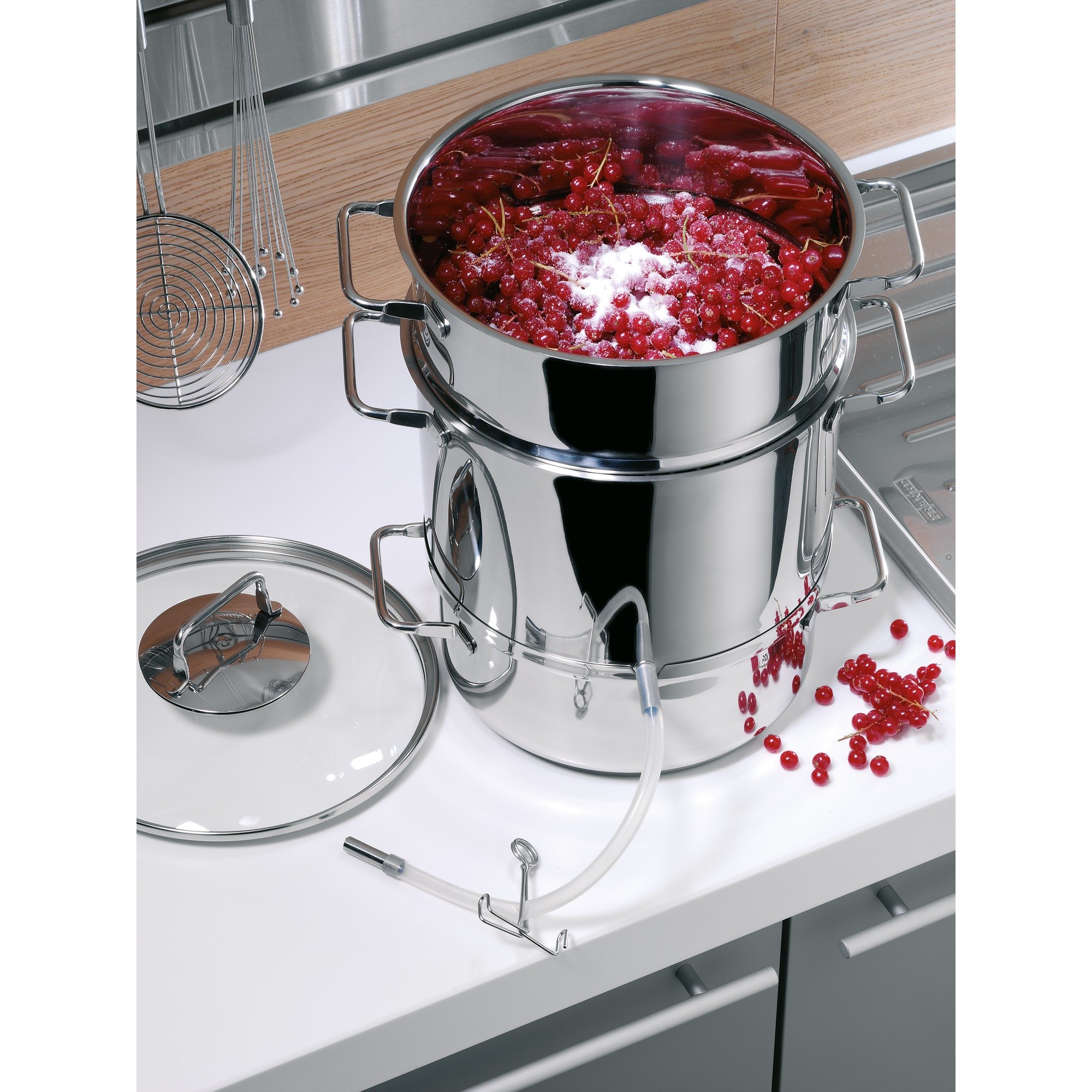 wmf-dampfentsafter-7-l-mit-glasdeckel-25-cm-fruchtentsafter-cromargan-edelstahl- image 8