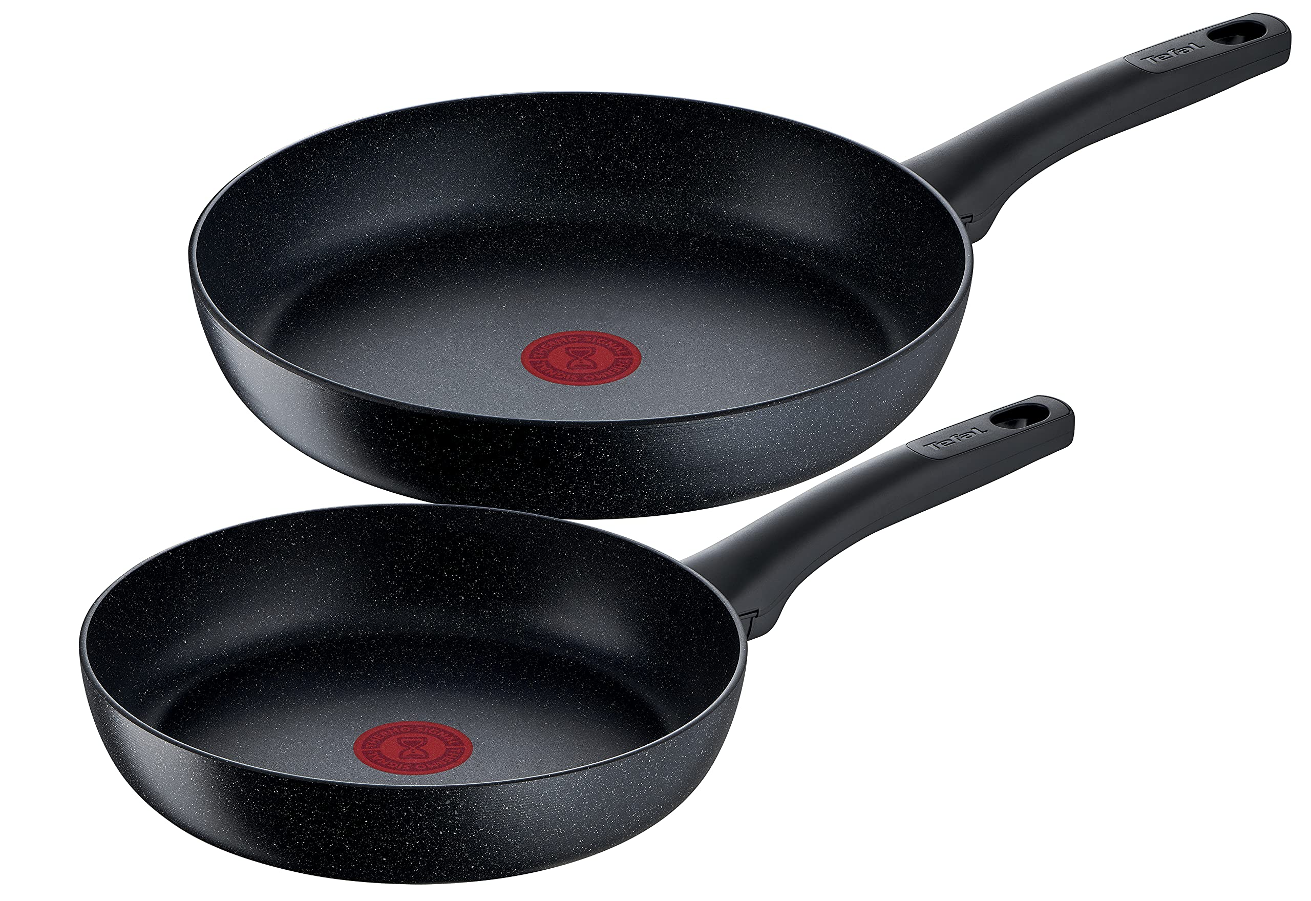 tefal-black-stone-pfannenset-2-teilig-24-28-cm-bratpfannen-mit-mineralia-antihaf image 1