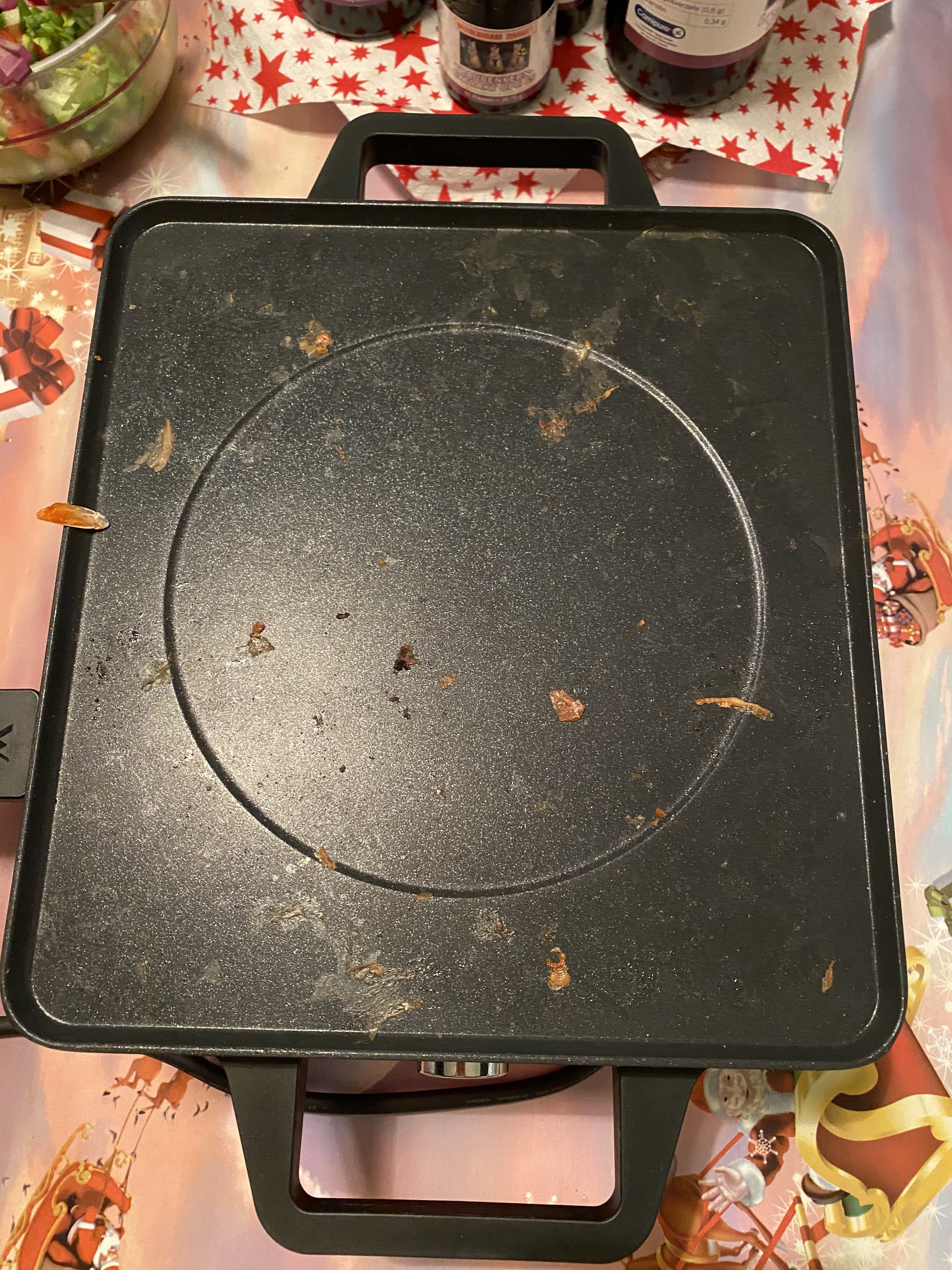 Platte beschichtet sich ab