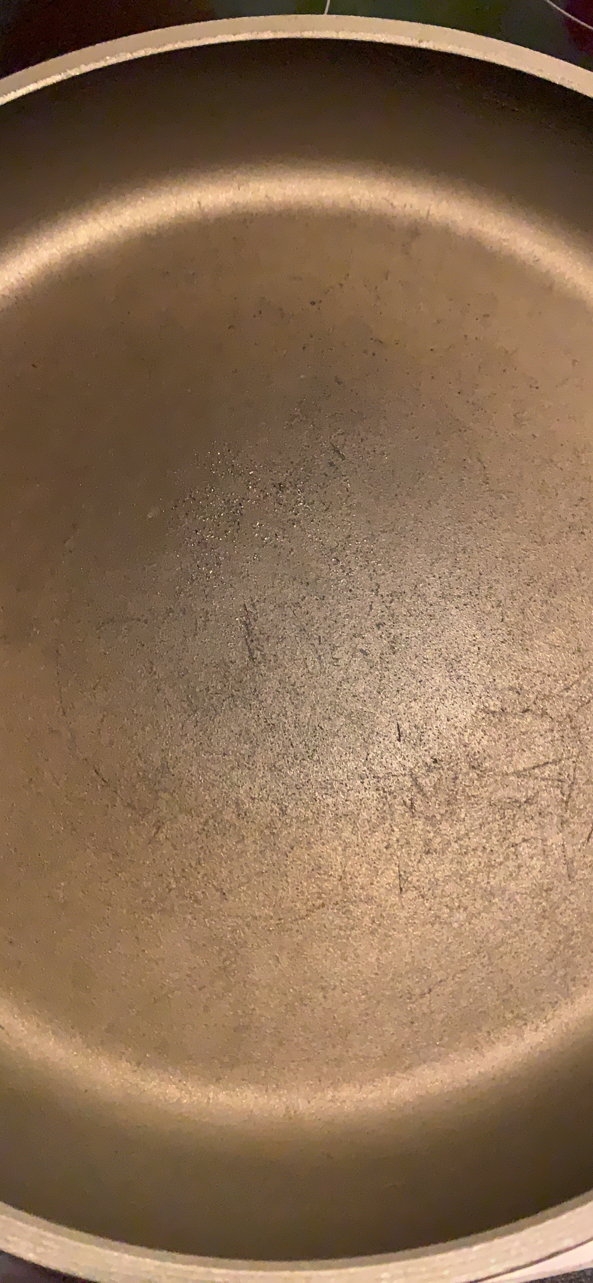 Gute Pfanne mit kleinem Makel